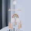 Rattles Mobiles Baby Crib Mobile Rattle Toys Handmade Boho Rainbow Star Tapestry Bed Bell Wind Chime Rattles Born Kids Nursery Bedroom Decor 230203