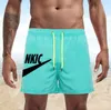 Men Brand Logo Print Shorts Swimpak Pocket Snel droge zwem shorts voor nieuwe mannen Swimwear Summer Bathing Beach Wear Swim Trunks Surfen Surfen