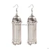 Lustre de lustre vintage feminino de brincadeira indiana de ouro, senhoras retro redondo sino de tassel jhumka brincos oorbellen Drop Deli dhdxx