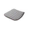 Pillow Non-slip Chair Lattice Printed Linen Pad 36x45cm For Dining Kitchen Office Sofa Seat Home Decor