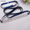 Wedding Sashes Pas Kobiety na przyjęcie ślubne Rhinestone Pleń Produkt Prom PROM Luksusowy kryształowy dama