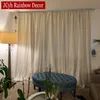 薄手のカーテンリビングルームのための日本のロマンチックな停電カーテン窓のカーテンのためのベッドルームブラックアウトカーテンパーティーチュールドレープパネル230204