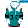 Herrtröjor Hero Academia 3D Printing Hoodie Men and Women Fashion Street Sweatshirt Fall Casual Pullover Top