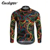 Racing Jackets 2023 Pro Team Long Sleeve Caskyte Cycling Jersey MTB Bike Clothing Wear Autumn Bicycle Clothes Ropa De Ciclismo