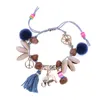 Braccialetti Charm Bohemia Shell Mrase Fare a mano per donne Gioielli WholeSaleCharm