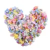 2 cm Multicolor Daisy Flower Heads Mini Silk Artificial Flowers for Wreath Scrapbooking Home Wedding Decoration GC1886