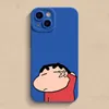 Stylish Silicone Cartoon Anime Telefonfodral Lämplig för iPhone14 13 12 Pro Max 11 12 13 Plus All-Inclusive Protection Phone Case