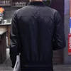 Men's Jackets Men Bomber Jacket Dun Slim Long Sleeve Baseball Wind Breaker 2023 Zipper Autumn Male Outwear Brand Clothing 4xlmen's