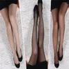 Kvinnliga strumpor mager ben sexiga strumpbyxor dräkt kjol affärsförhindra krok silkes super elastiska magiska strumpor