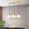 Hanglampen Logtafel Bar Lamp Noordelijke drie-kop eetkamer kroonluchter slaapkamer bedkamer bed