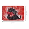 Tapis Yorkshire Terrier noël paillasson Rectangle salle de bain cuisine sol tapis porte tapis chien Animal anti-dérapant tapis