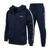 Men's Tracksuits Men Tracksuit Pants Jogging Suit 2 Pcs Tracksuit Autumn Winter Men Outfits Sportswear Running Sweatsuit Loose Fit Clothes Men 230204