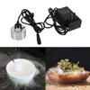 Bewässerungsgeräte EU-Stecker 24V Ultraschall-Nebelhersteller Fogger Wasserbrunnen Teich Steingarten Aquarium Vase Vogelbad Zerstäuber Luftbefeuchter W1