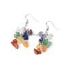 Dangle Lustre Naturel Pierre Ébréchée Boucles D'oreilles Goutte 7 Chakra Irregar Perle Cristal Pour Femmes Mode Bijoux À La Main Livraison Dhubv