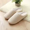 Slippers vrouwen mannen indoor pluizige warme winnaar herfst katoen dikke harige zachte ind kamer platte niet-slipstriped bodemslippers