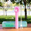 TOPPUFF Water Top Puff Glass Plastic Bong Portable Luminous Noctilucent Glow in the Dark Smoking Pipe Instant Screw on Bottle Converter Shisha