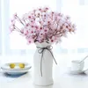 Декоративные цветы вишневые цветы искусственный шелковый цветок для свадебного украшения низкая цена розовый дом День Святого Валентина
