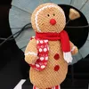 Christmas Decorations Gingerbread Man For Home Tree Ornament Xmas Standing Figurines Festival Gift