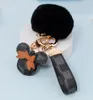 20Style Mouse Design Print Car Keychain Flower Bag Pendant Charm smycken Keyring Holder For Men Gift Fashion Pu Leather Animal Key Chain