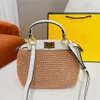 Modieuze avondtassen designer tassen stro vrouwen tas strand handtassen dame schoudertas FBAG Trend Shopping Messenger Purse handtas 230201