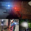 Luces de bicicleta XTIGER bicicleta impermeable luz de carga USB aluminio LED lámpara frontal banco de energía ciclismo linterna 230204