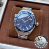 New Mens Automatic Mechanical Watch Diver Sky Red Black Blue Bezel Wristwatches Transparent Back Man Watches273q