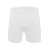 Underbyxor Sexiga män Ice Silk Boxers Underwear Long Boxer för Trunks Men's Bulge Pouch Running Sports Fitness Anti-Wearunderpants