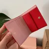 Brand Designer change Coin purse Wallet Handbag Support Return and Exchange Miaos Genuine Cowhide Sweet Love Girl Leather Short Wallets Factory Direct Sale