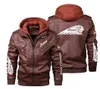 Hommes vestes bomber indien moto cuir automne décontracté moto veste en polyuréthane Biker manteaux marque vêtements taille ue 230204