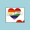 Pins Broches Ontwerp Emaille Lgbt Pride Voor Vrouwen Mannen Homo Lesbisch Regenboog Liefde Reversspeldjes Badge Mode-sieraden Accessoires In Bk Dr Otxm0