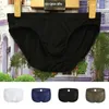 Underpants Sexy Men Underwear Thin Ice Silk Underpanties Breathable Shorts Slip Erotic Semi-Transparent Briefs Seamless Solid Male