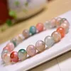 Strand Natural Gem Blossoms Cherry Agates Pierre Perles Pour La Fabrication De Bijoux Bracelet À bricoler soi-même Collier Charme Rond Lâche 7.5mm