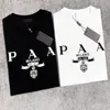 2023 Diseñadores Camiseta para hombre Ropa para mujer en blanco y negro Camisetas de marcas famosas Camisetas de manga corta para mujer casual Hip Hop Streetwear Camisetas de diseñador