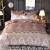 Sängkläder set Northe Europe Home Textil enkel stil blommor mönster sängkläder täcke täcke kudde sängkläder set