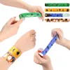 Halloween Slap Bracelets for Kids Bracelets Pumpkin Action Toy Figures Ghost Animal Print Craft Halloween Party Favors Birthday 7455615