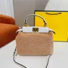 Modieuze avondtassen designer tassen stro vrouwen tas strand handtassen dame schoudertas FBAG Trend Shopping Messenger Purse handtas 230201