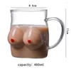 Tazze Tazze da caffè in vetro Tazza da tè creativa per il corpo umano Tazza isolata a doppio strato Acqua Latte Succo