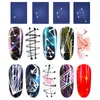 Nagelgel, 6 Farben, professionelles Zeichnen, Malen, Spinnen-Kunst-Design, reine Farbe, zum Einweichen, UV-3D-Seiden-Nagellack