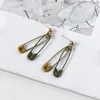 Orecchini con retro Orecchini a spilla da balia alla moda coreana Creativo carino color caramella Clip On per donne Ragazze Regalo di gioielli per feste Aros