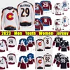 #29 NATHAN MACKINNON REVRO RETRO JERSEIA DE HOCKKEY #8 CALE MAKAR #96 MIKKO RANTANEN GABRIEL LANDESKOG Joe Sakic Bowen Byram Joe Sakic Valeri Nichushkin Jerseys