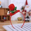 Christmas Decorations For Home Headband Santa Xmas Party Decor Double Hair Band Clasp Head Hoop Decoration