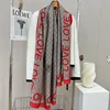 brand designer gift scarf high 100% silk scarfs for woman luxury design size 180x90cm no box R88k