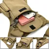 Outdoor -Taschen 2023 est taktische Militärschulter Taille Fanny Pack Beutel Pum Bag Camping Wanderwanderung Multifunktionales Bein