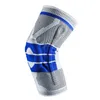 Ankle Support 1 PCS Silicone Padded Knee Pads Supports Brace Basketball Fitness Meniscus Patella Protection pads Sports Safety Sleeve 230204