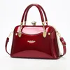 Evening Bags 2023 Fashion Letter Women Handbags European Design Patent Leather Ladies Shoulder Bag Female Girl Crossbody
