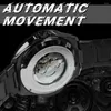 Нарученные часы для формирования военных мужчин Механическая модная луна Фаза спортивные спортивные автоматические часы.