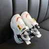 Sneakers Artificial Leather Bekväm mode Sneakers Shoes Autumn Winter Boys and Girls Sports Toddler Sneakers Shoes For Baby 230203