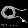 Ketten M Twisted Rope Für Frauen Männer 925 Sterling Silber Chokerhalsketten Schmuck In Bk 1630 Zoll Drop Lieferung Anhänger Otzdd