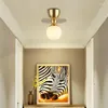 Ceiling Lights LOFT Iron Brass Light Sitting Room Corridor Of The Bedroom Lamp Lighting