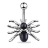 Obigo do bot￣o do umbigo Spider Shape Piercing Belly Ring Ring Surgical Steel Tirbligo St Stud Bar Barbell para mulher J￳ias de corpo sexy Drop D Dhieo